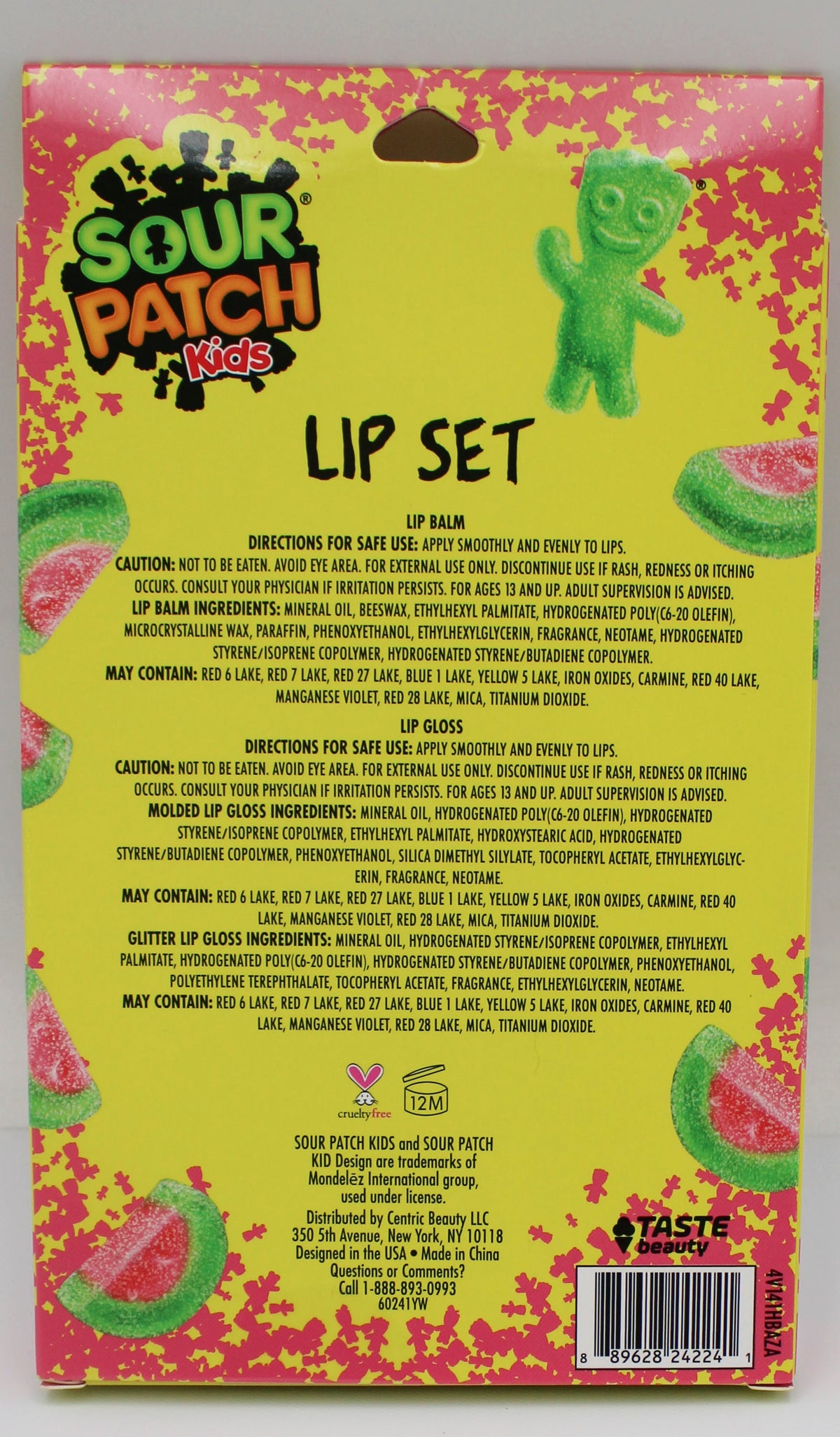 SOUR PATCH KIDS 6ct LIP SET NI