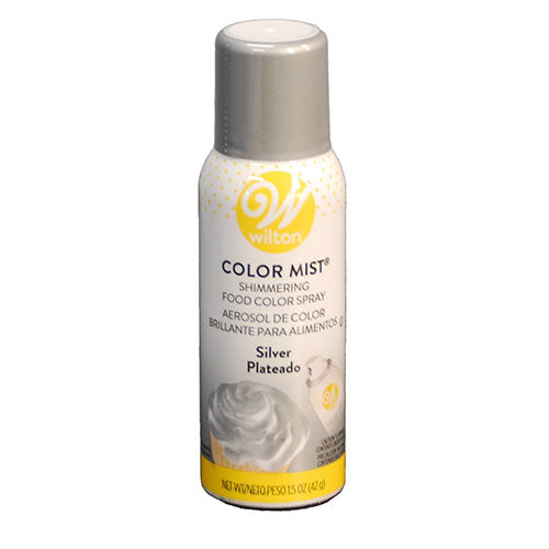 WILTON COLOR MIST SHIMMERING SILVER 1.5 OZ BEST BY 2/28/24