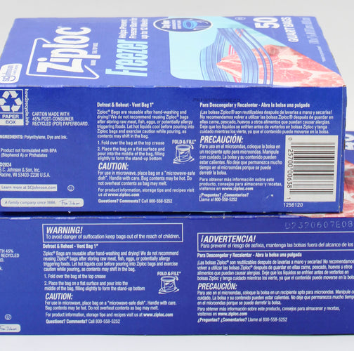 Ziploc Holiday Mixed Freezer Bags Half Pallet | Bulk