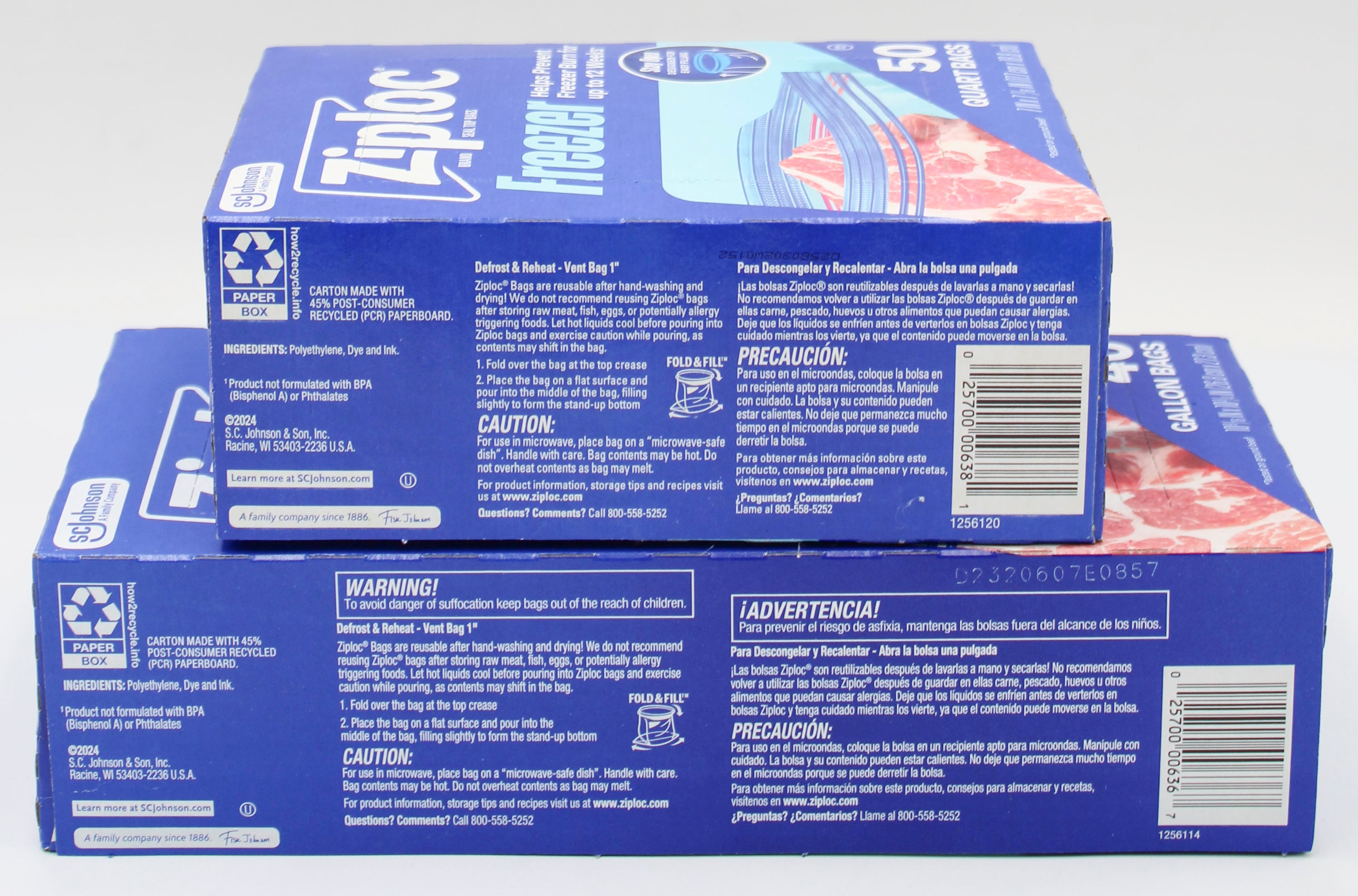 Ziploc Holiday Mixed Freezer Bags Half Pallet | Bulk