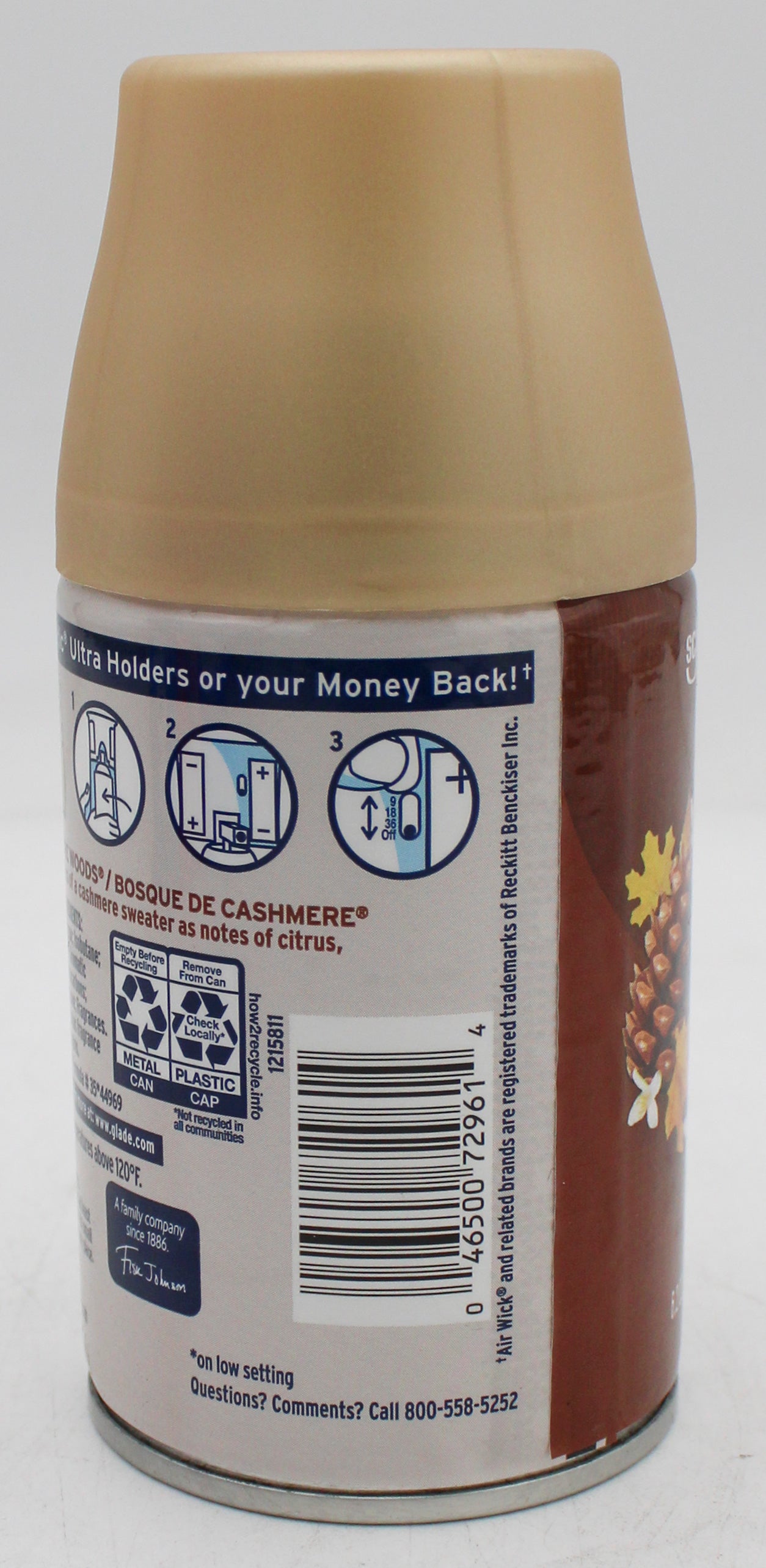 SP GLADE SPRAY REFILL 6.2oz-CASHMERE