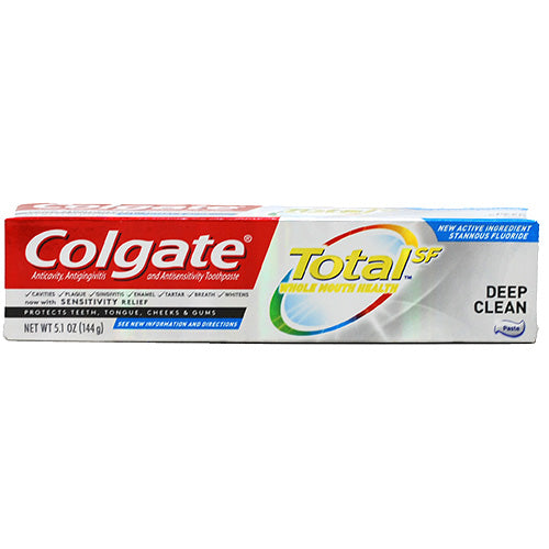 COLGATE TOTAL T/PASTE 5.1oz(1/23)DEEP CLEAN/NI