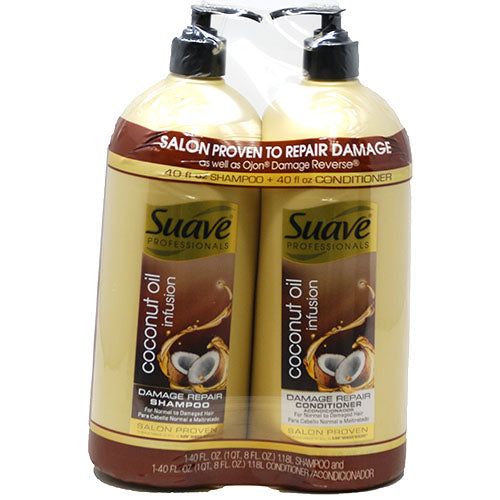 SUAVE SHAMP/CNDTNR 40oz/2PK-COCONUT
