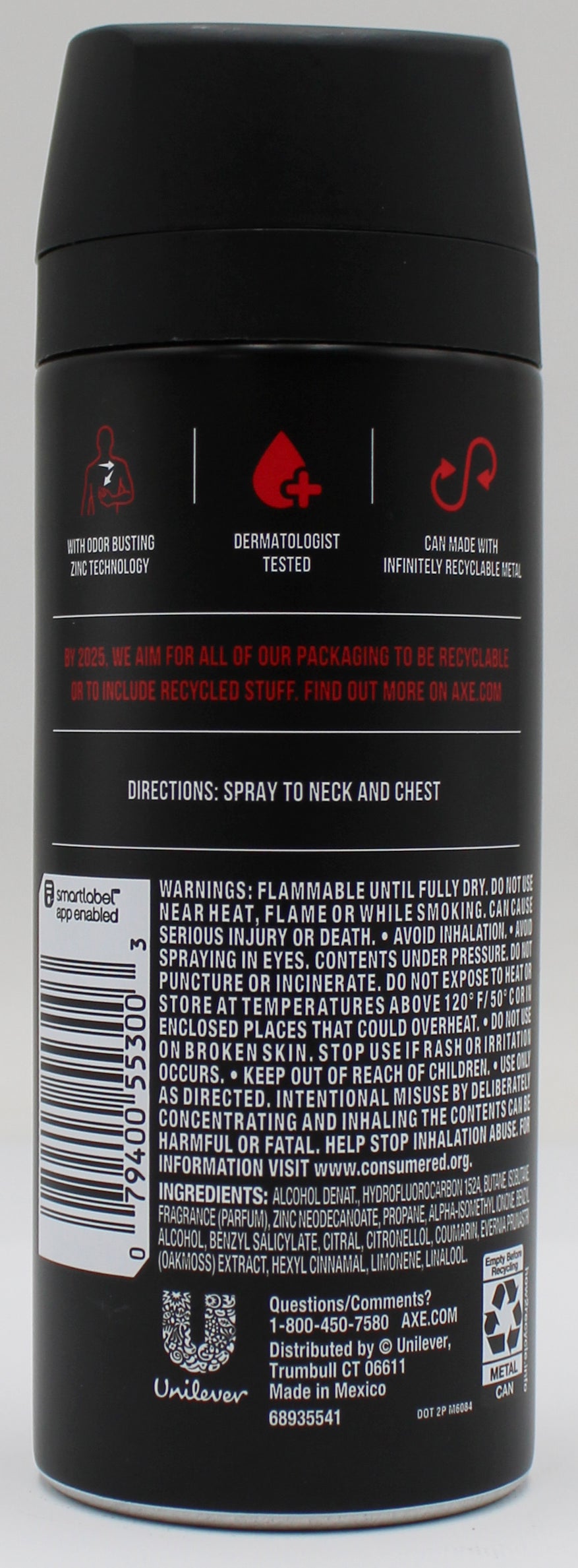 AXE BODY SPRAY ESSENCE 4oz