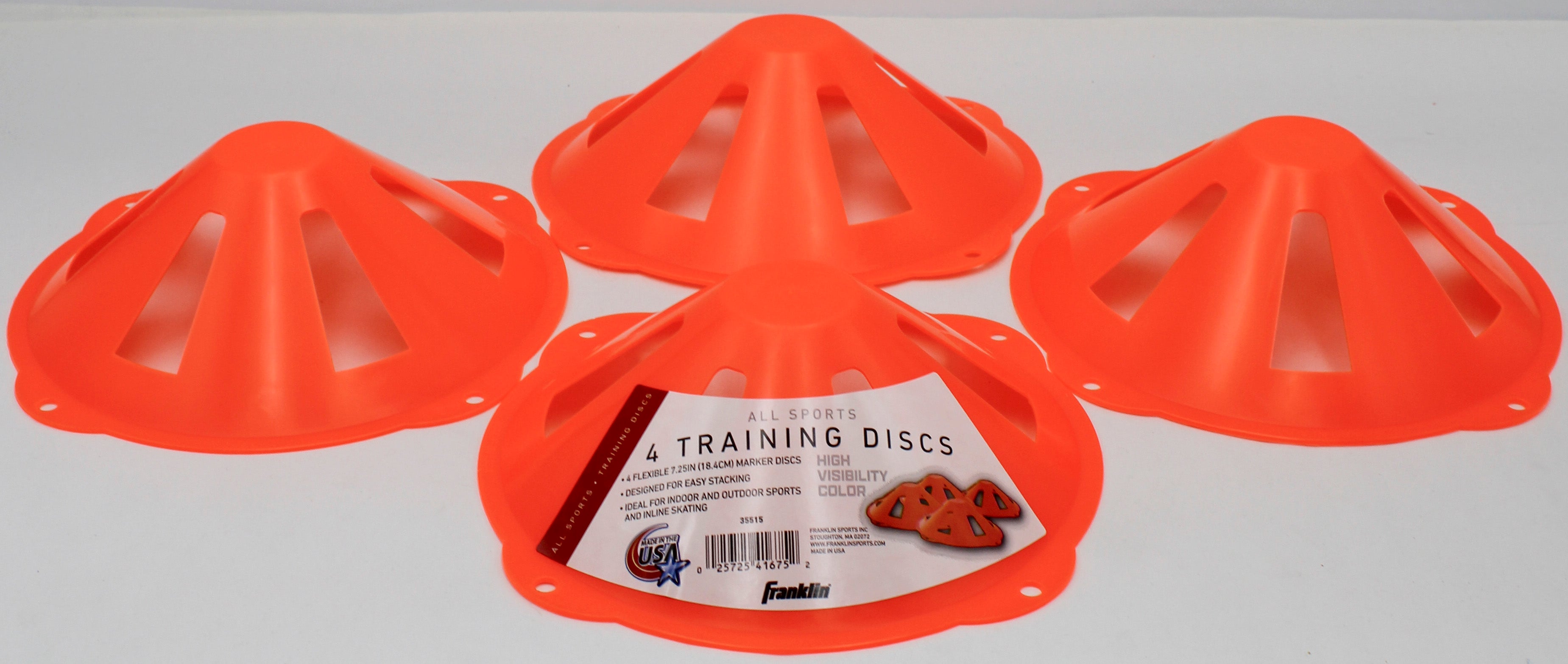 FRANKLIN ALL SPORT 7.25" TRAINING DISCS 4ct