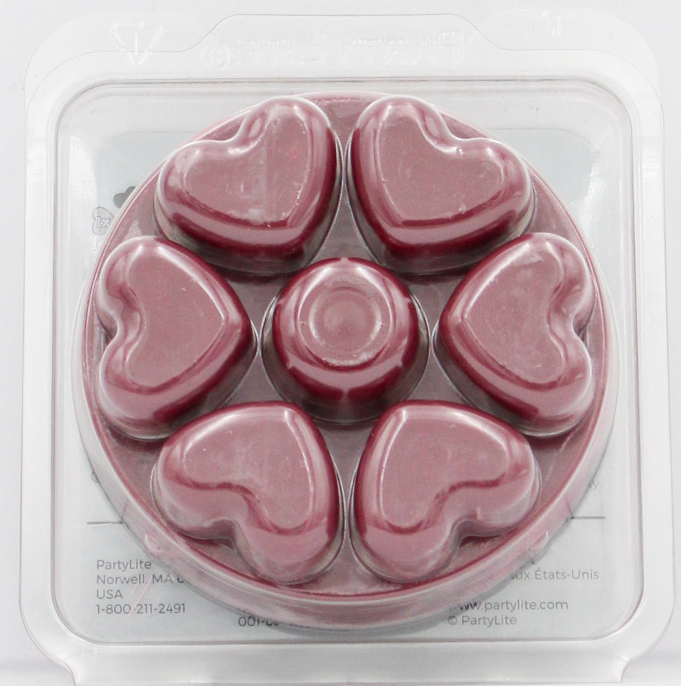 PARTYLITE BLACKBERRY PORT SCENT PLUS HEART MELTS 3.2oz