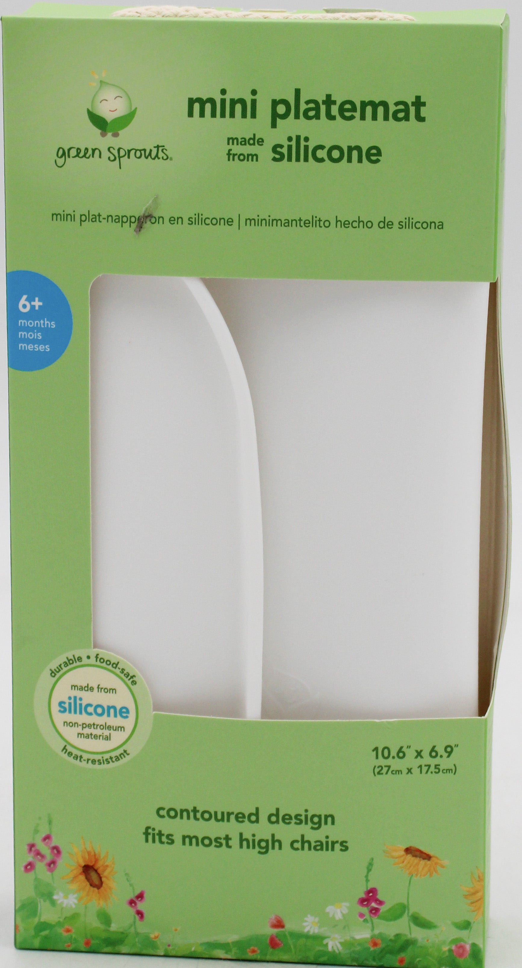 O2COOL FINGER FOOD PLACEMAT - WHITE -6MO+ NI