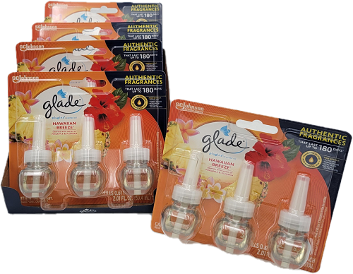 GLADE PLUGINS SCENTED OILS REFILLS 3CT 0.67oz HAWAIIAN BREEZE US