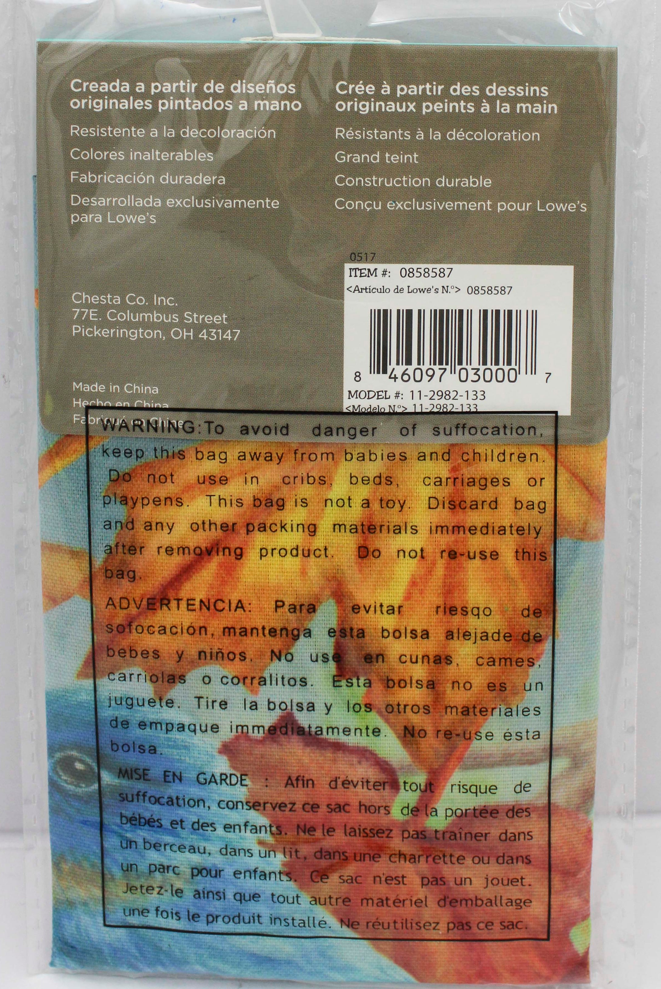 GARDEN FLAG - FALL BIRD 12.5in X 18in