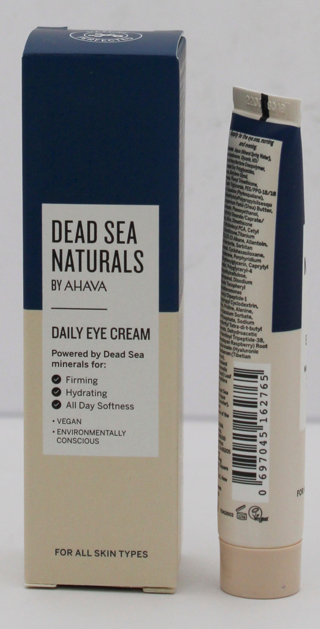 AHAVA DEAD SEA NATURALS EYE CREAM .51 oz.