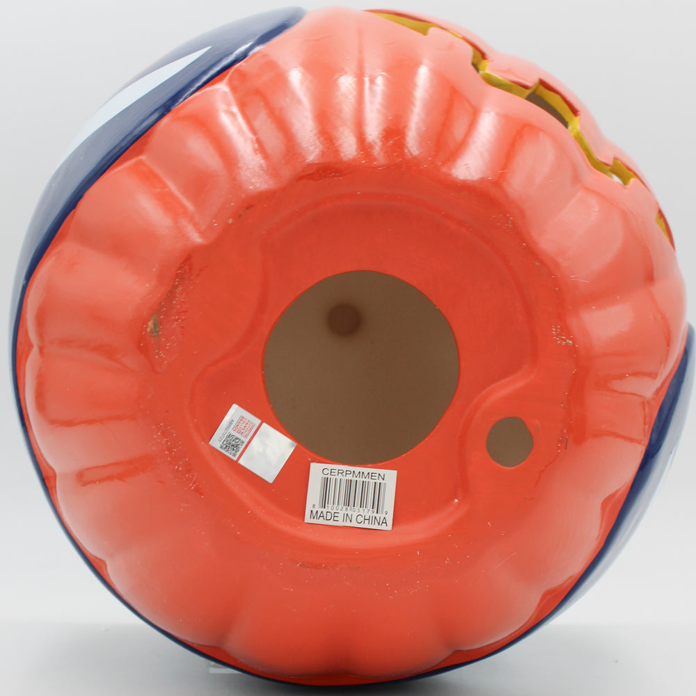 MEMPHIS TIGERS CERAMIC PUMPKIN HELMET 10"