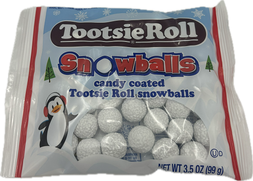 TOOTSIE ROLL SNOWBALLS  3.5ozBAG      BB 7/1/2025