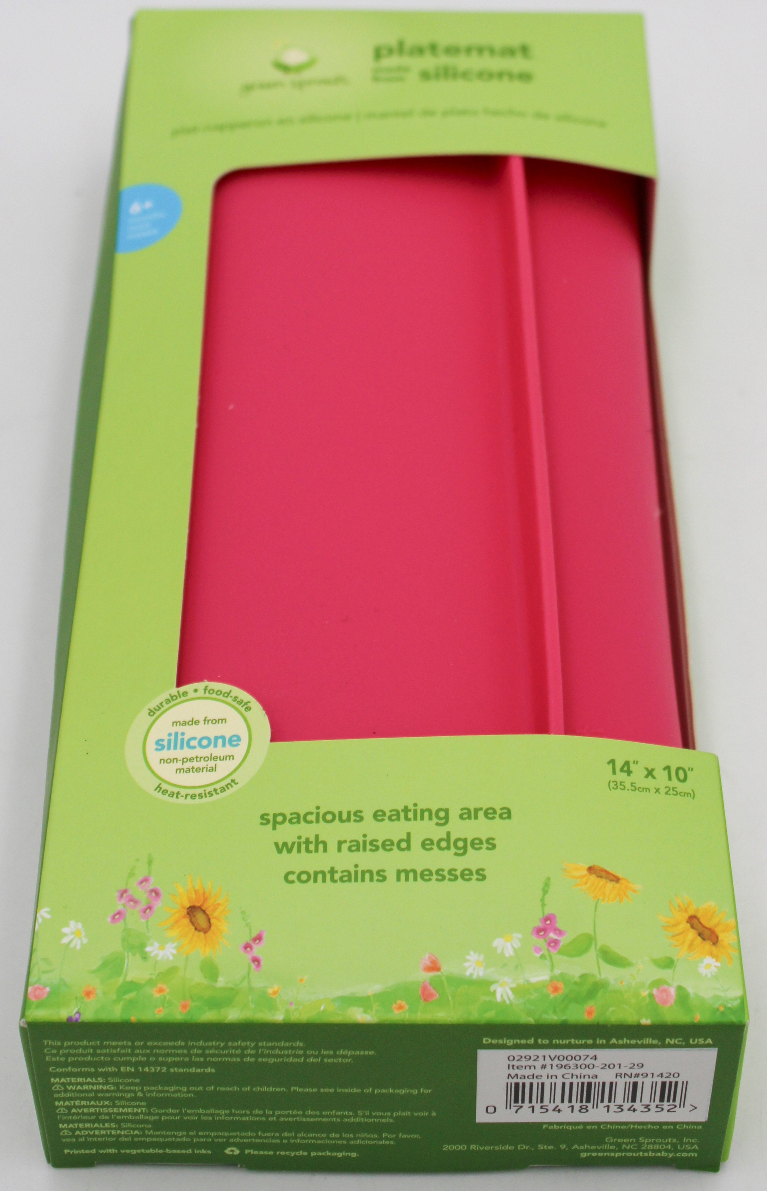 O2COOL FINGER FOOD PLACEMAT - PINK -6MO+ NI