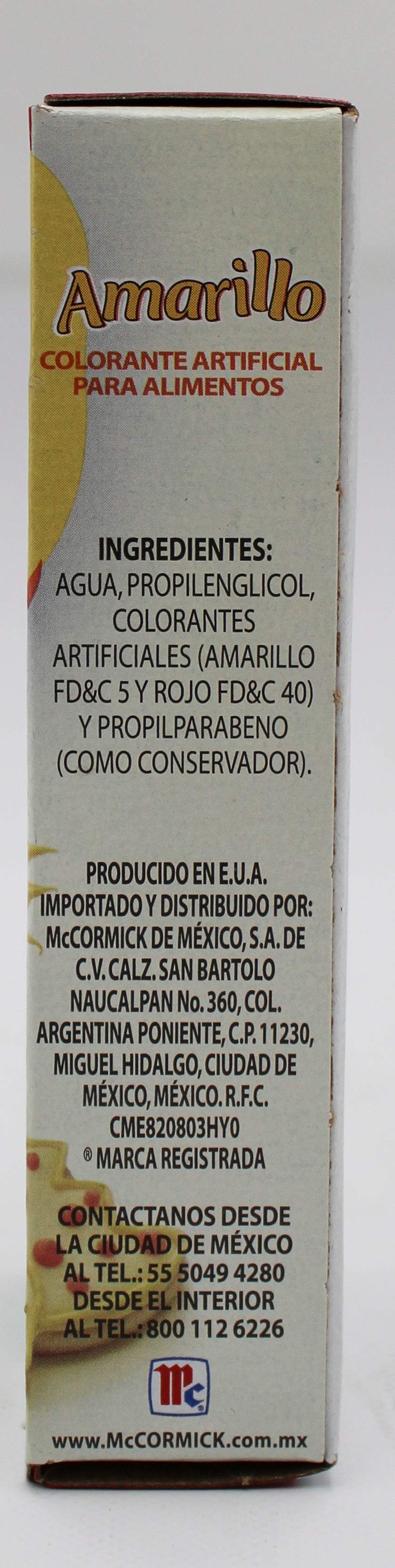 McCormick Yellow Food Color 1oz 4-Pack