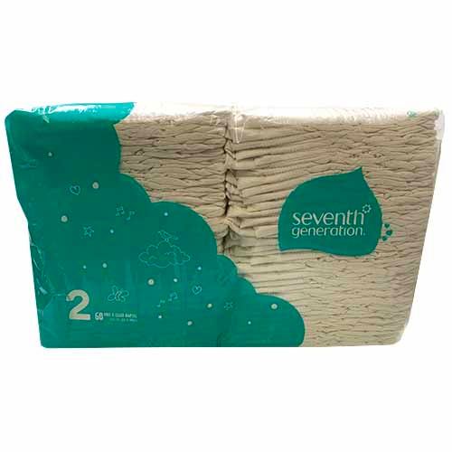 7TH GENERATION DIAPERS 60CT(SZ.2)