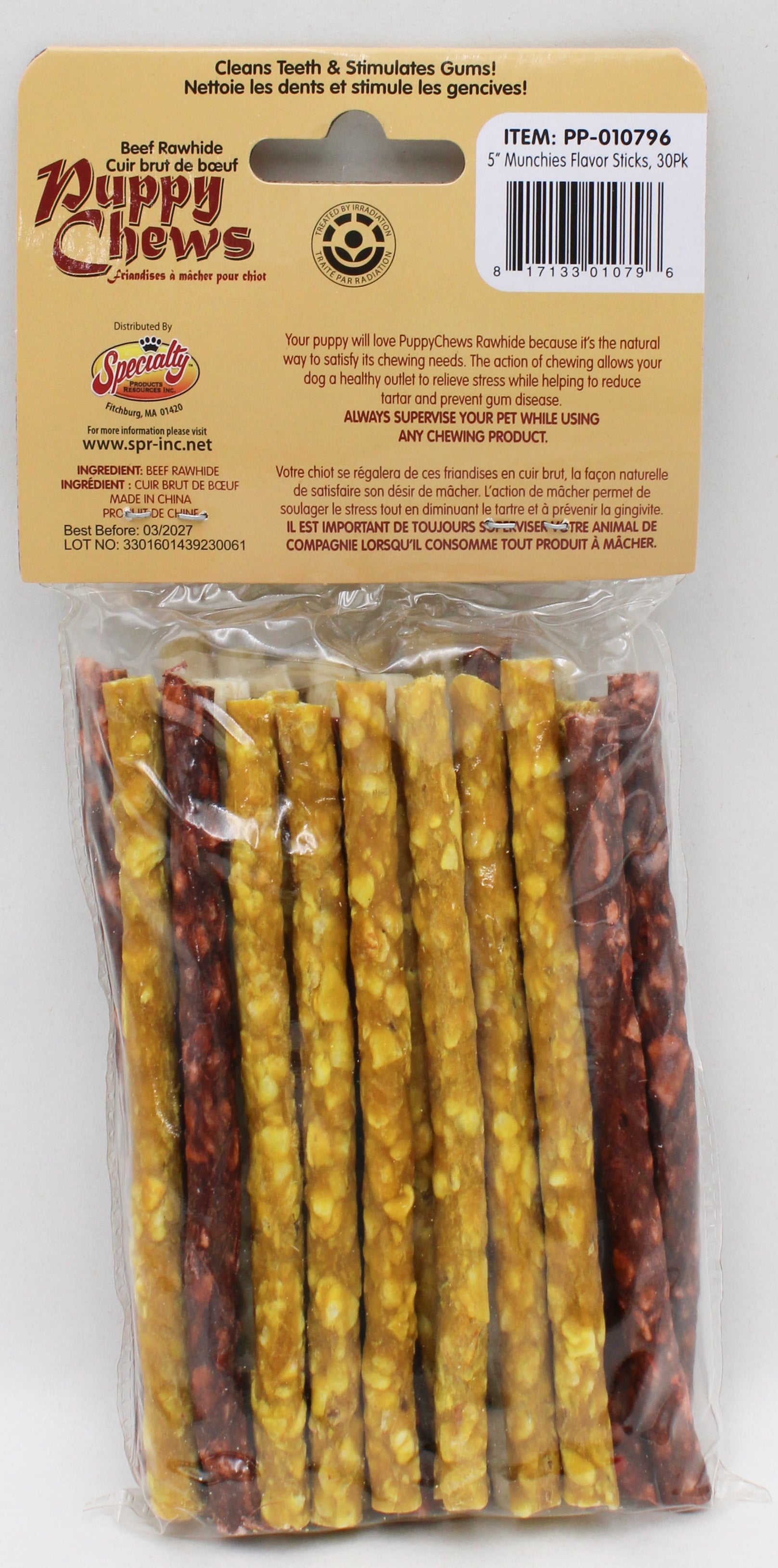 5" ASST RAWHIDE FLAVOR MUNCHY 30PC BB JULY 2027
