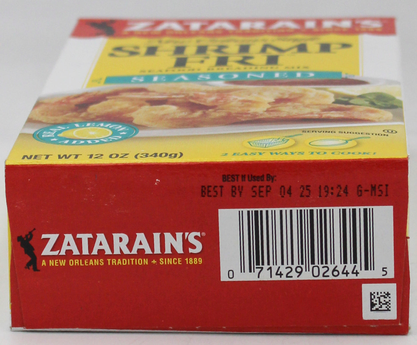 ZATARAIN'S SHRIMP FRI BREADING MIX 12oz BB 9/4/25