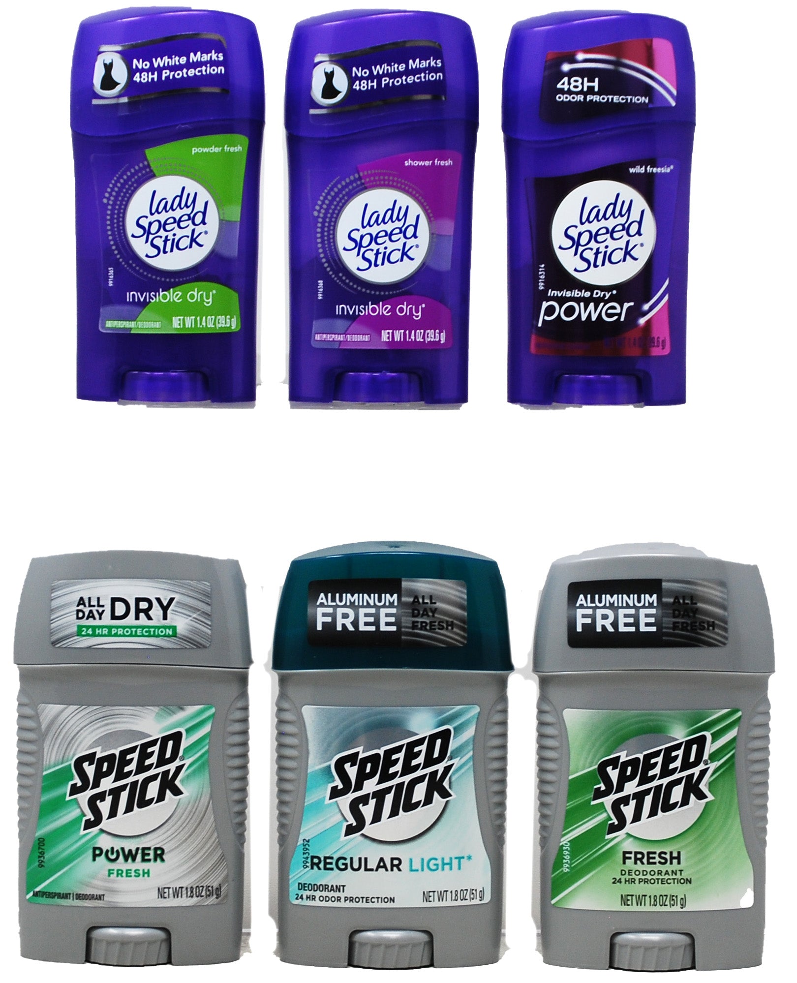 SPD STICK/LADY SPEED STICK-ASST DSPLY 9/2022 PACK 132