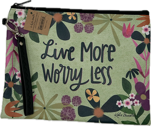 WORRY LESS MEDIUM COSMETIC BAG