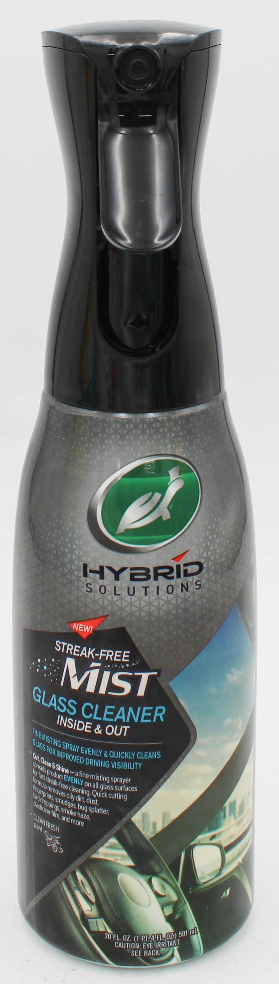 SP TURTLE WAX HYBRID STREAK FREE MIST GLASS CLEANER 20oz INSIDE & OUT