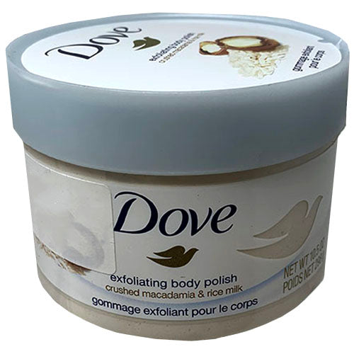 DOVE BODY POLSH 10.5oz-MACADAMIA