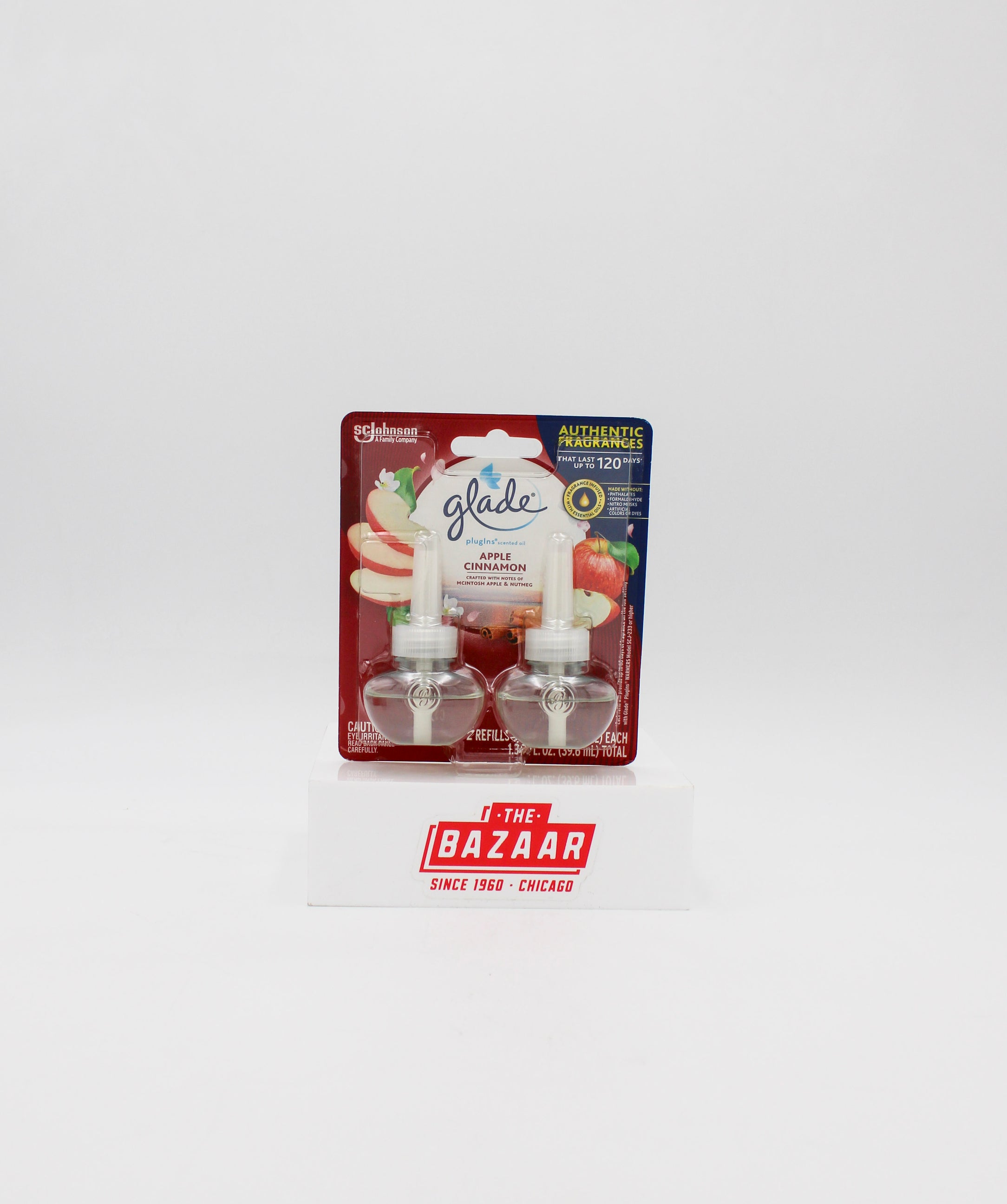 SP GLADE  2CT REFILLS OIL  .67oz APPLE CINNAMON
