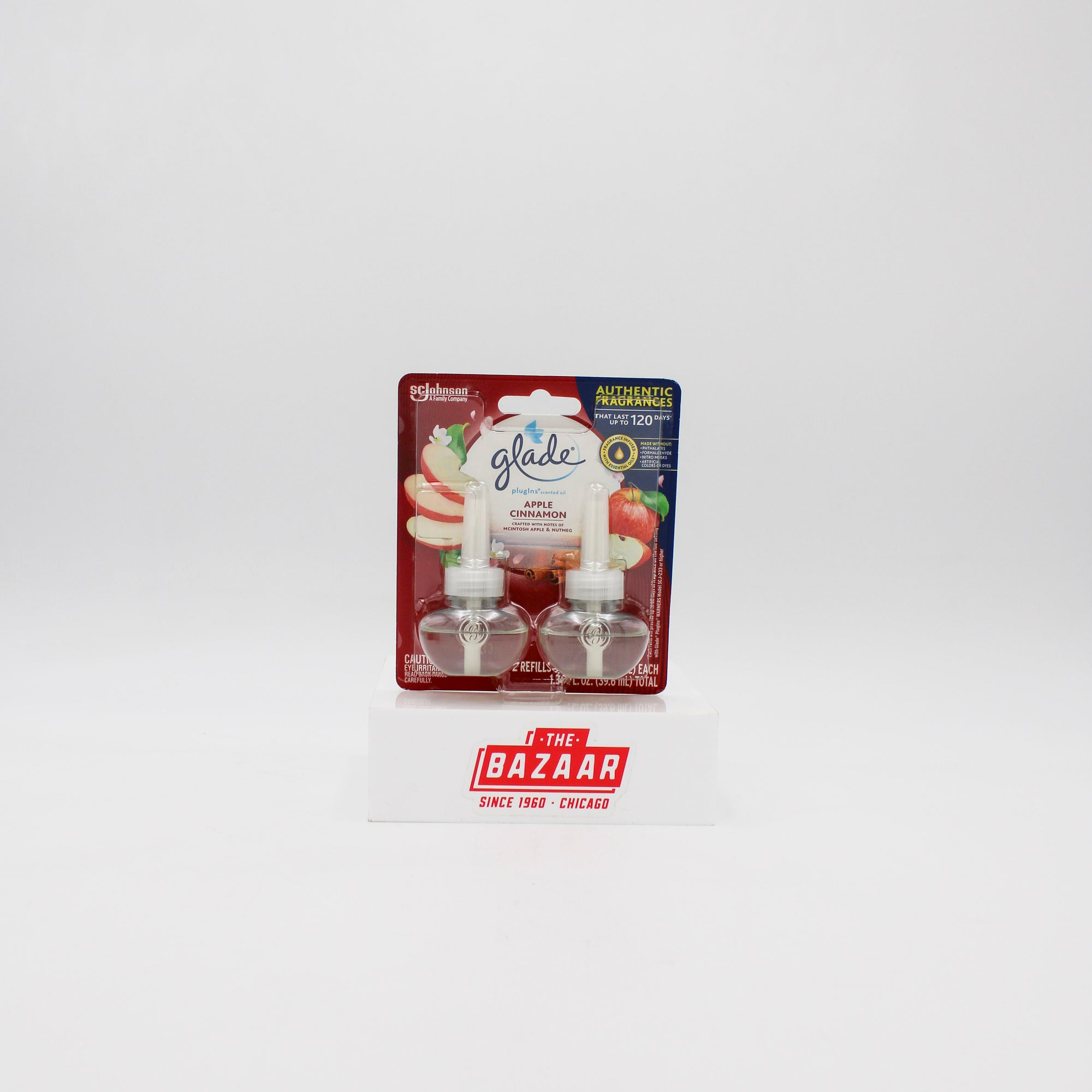 SP GLADE  2CT REFILLS OIL  .67oz APPLE CINNAMON