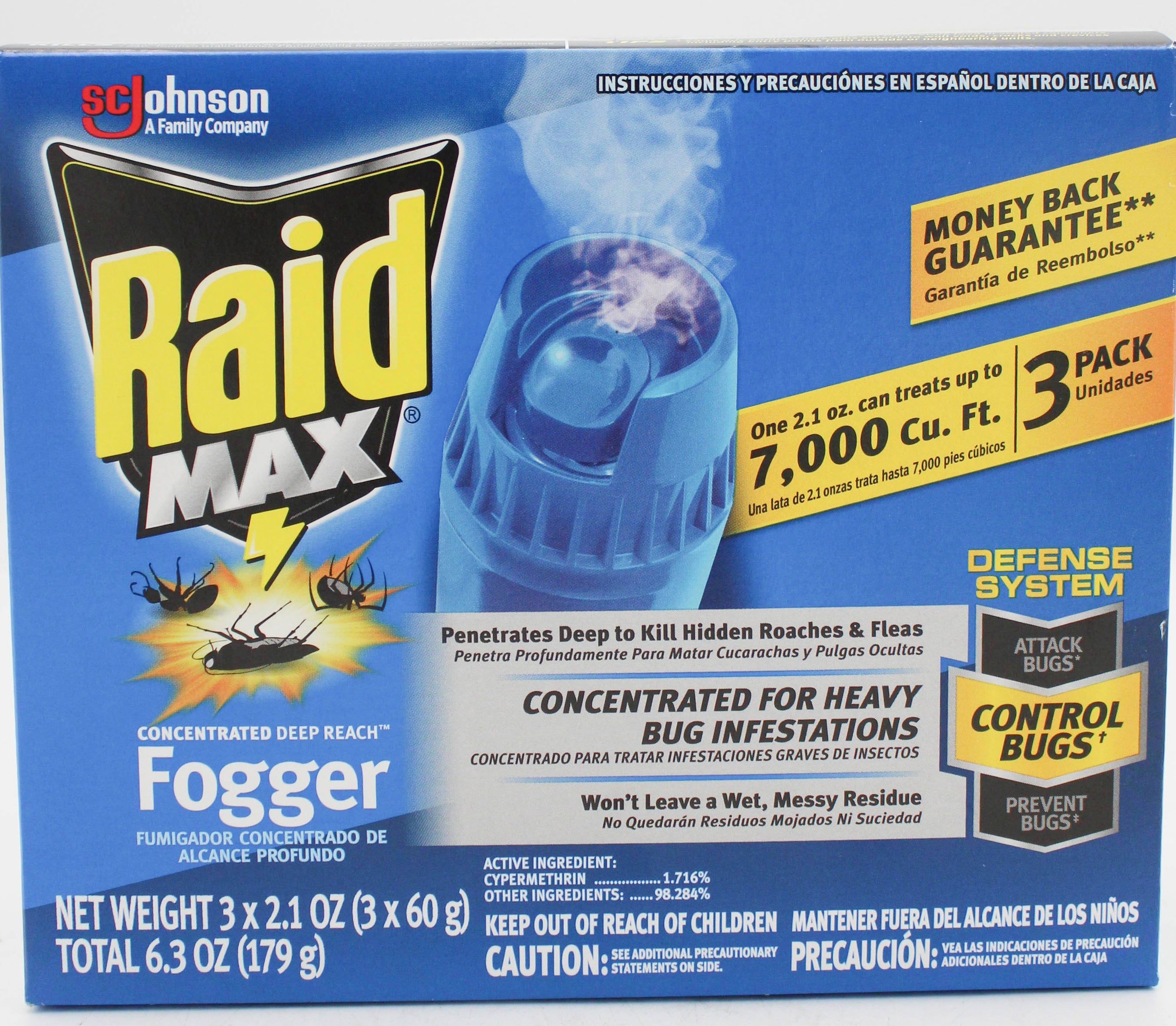 SP RAID MAX CONCENTRATED DEEP REACH FOGGER 3CT 2.1oz