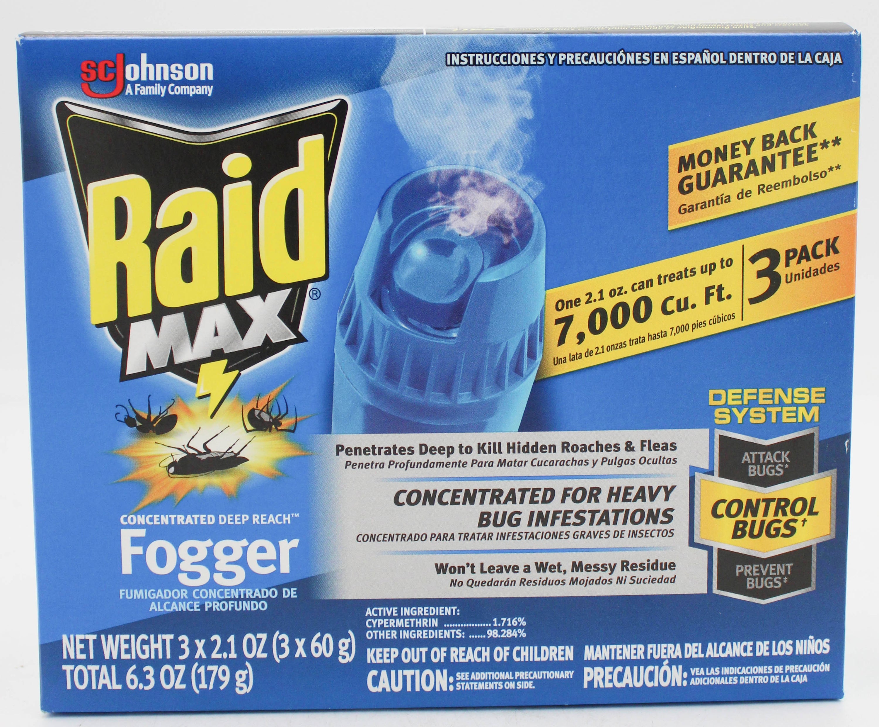 SP RAID MAX CONCENTRATED DEEP REACH FOGGER 3CT 2.1oz