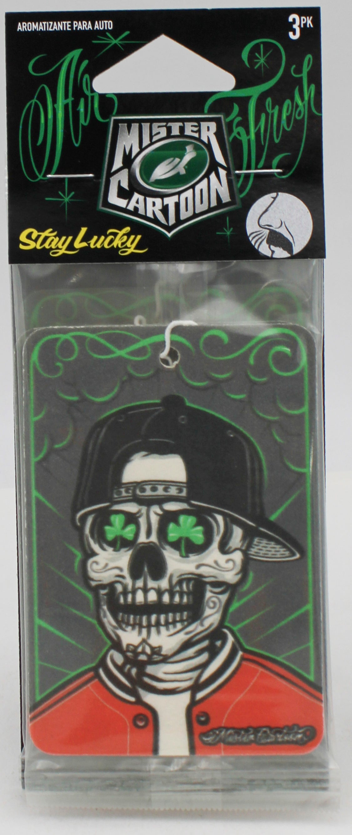SP TURTLE WAX MISTER CARTOON AUTO AIR FRESHENER 3ct STAY LUCKY