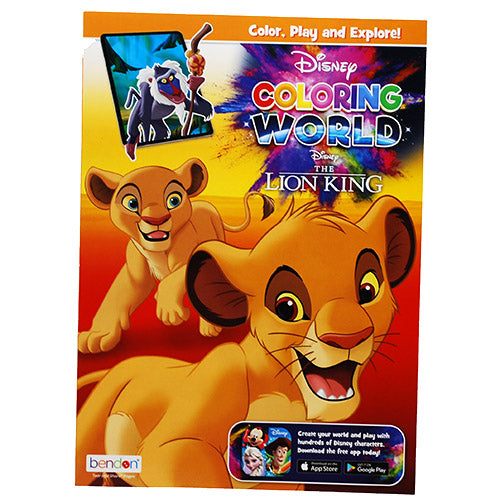 COLORNG WORLD BOOK($4.99)LION KING