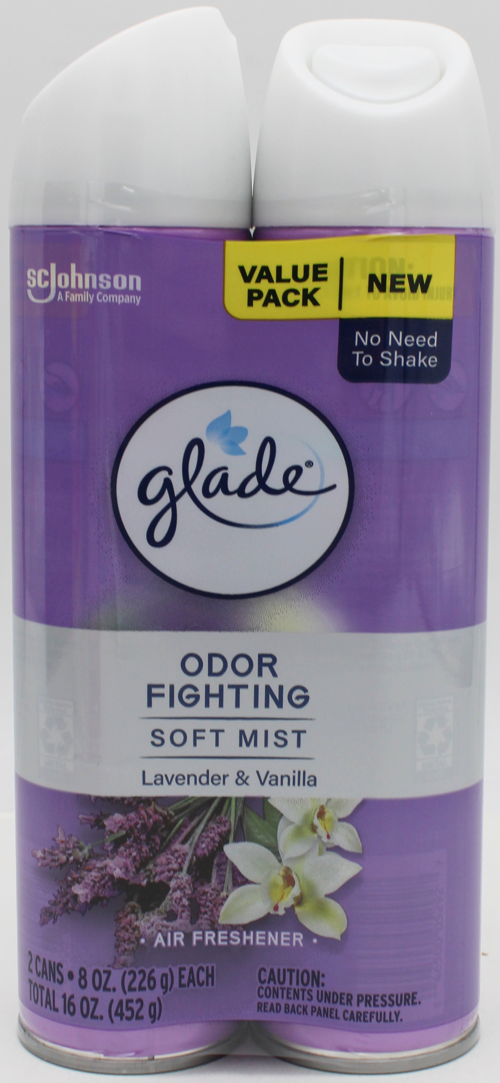 GLADE AEROSOL SPRAY LAVENDER + VANILLA 2ct 8oz US