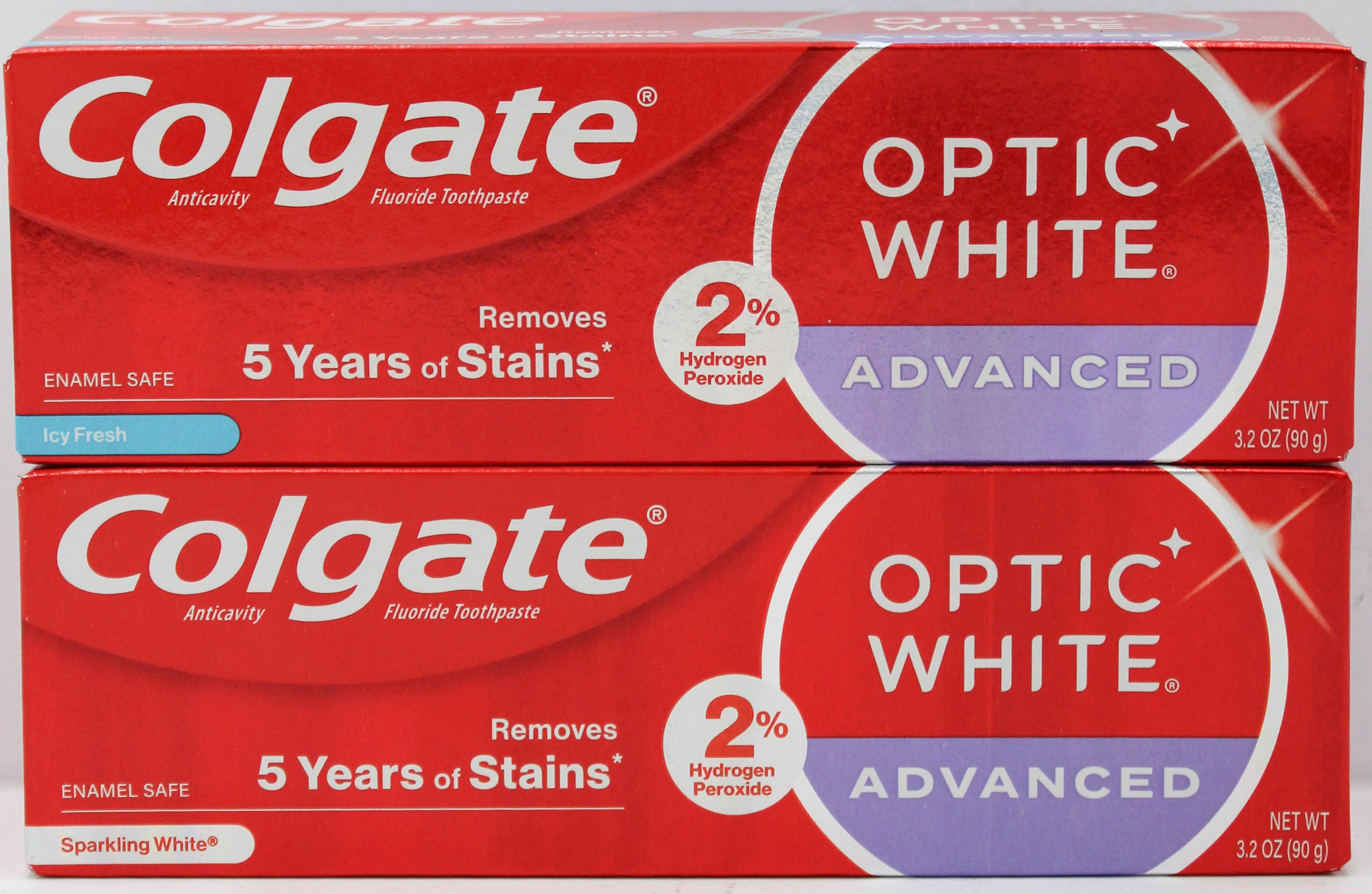 COLGATE OPTIC WHITE TOOTHPASTE MIXED DISPLAY 3.2oz EXP 4/30/26 NI