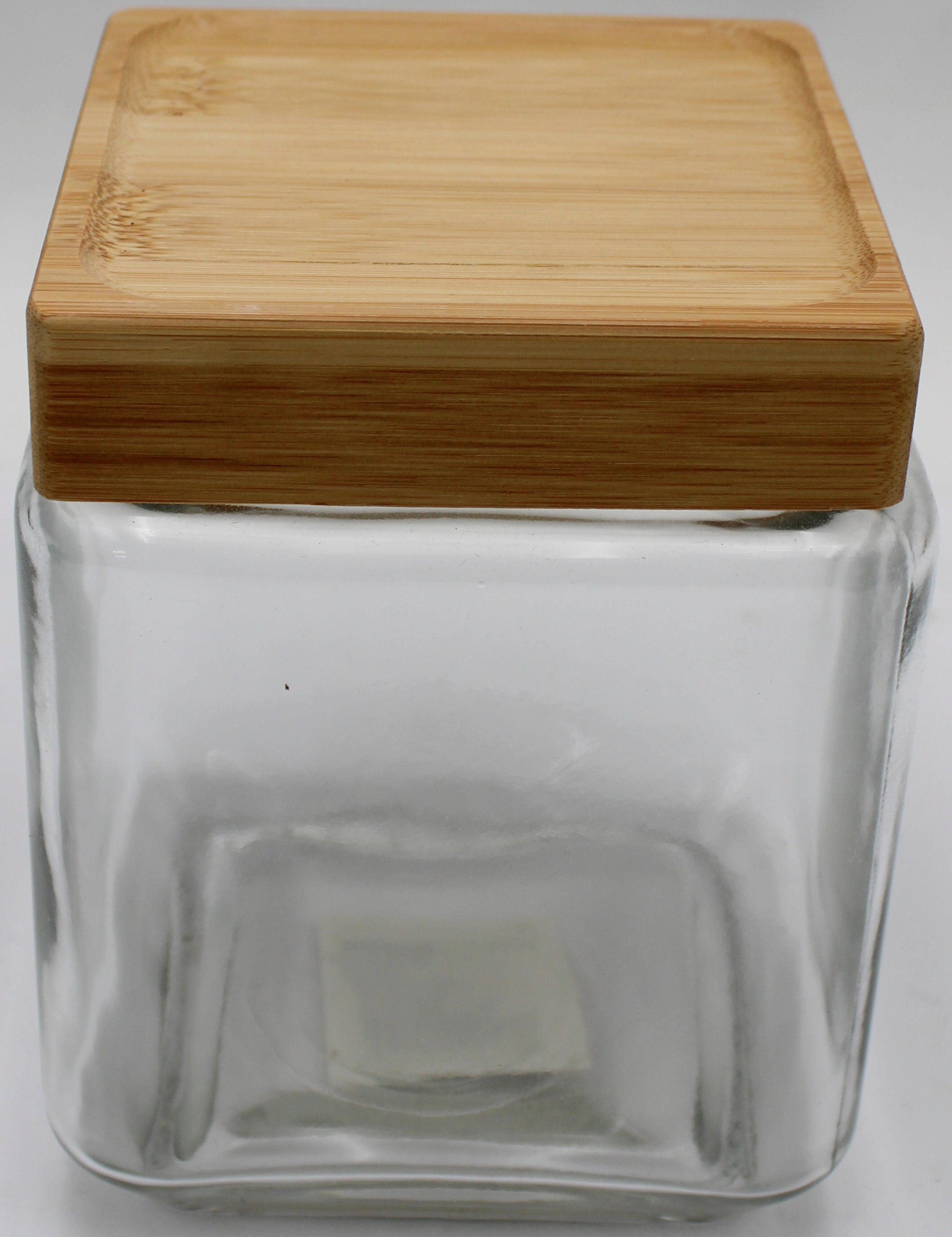 GLASS CANISTER w/ BAMBOO LID 42oz