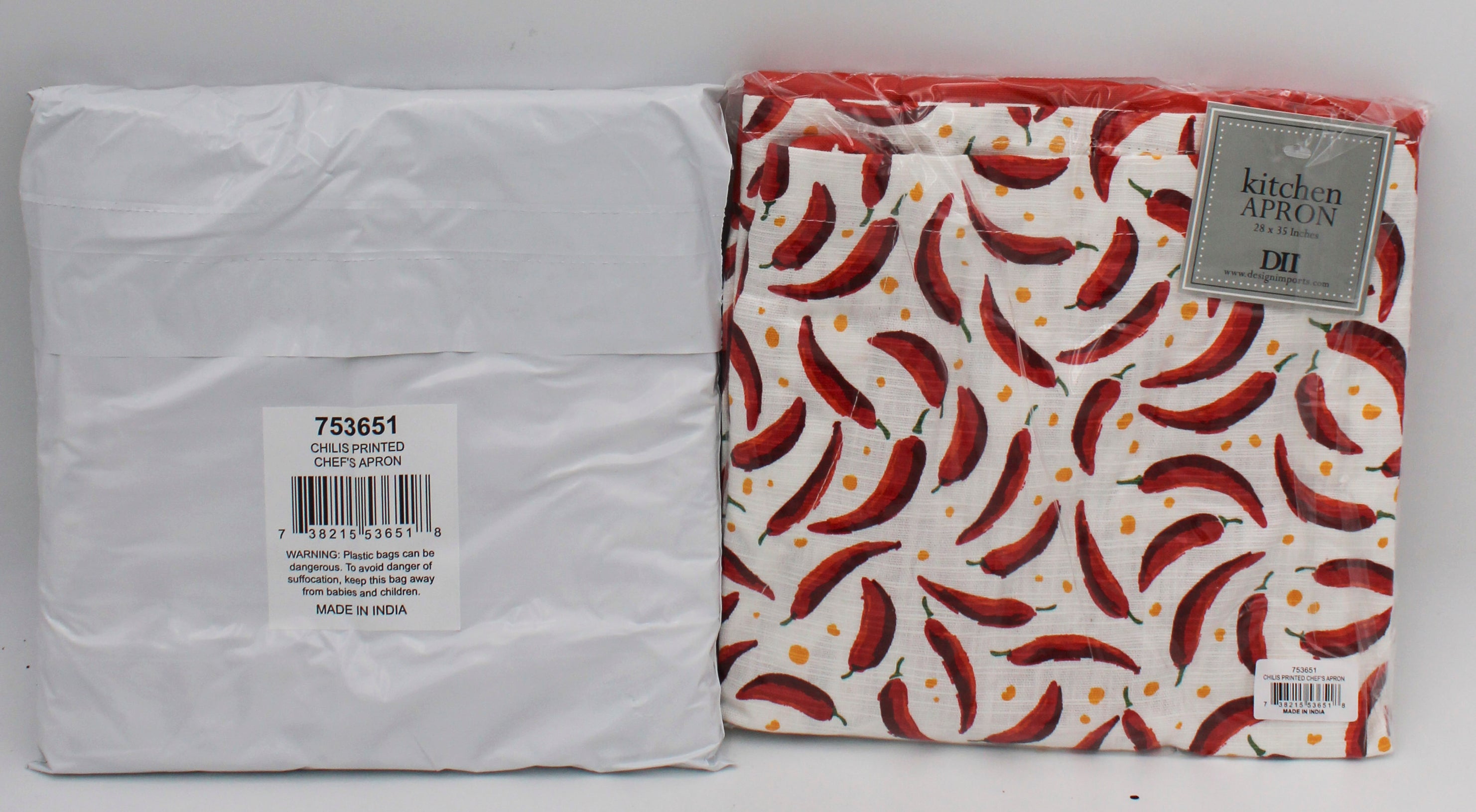 APRON - CHILIS PRINTED