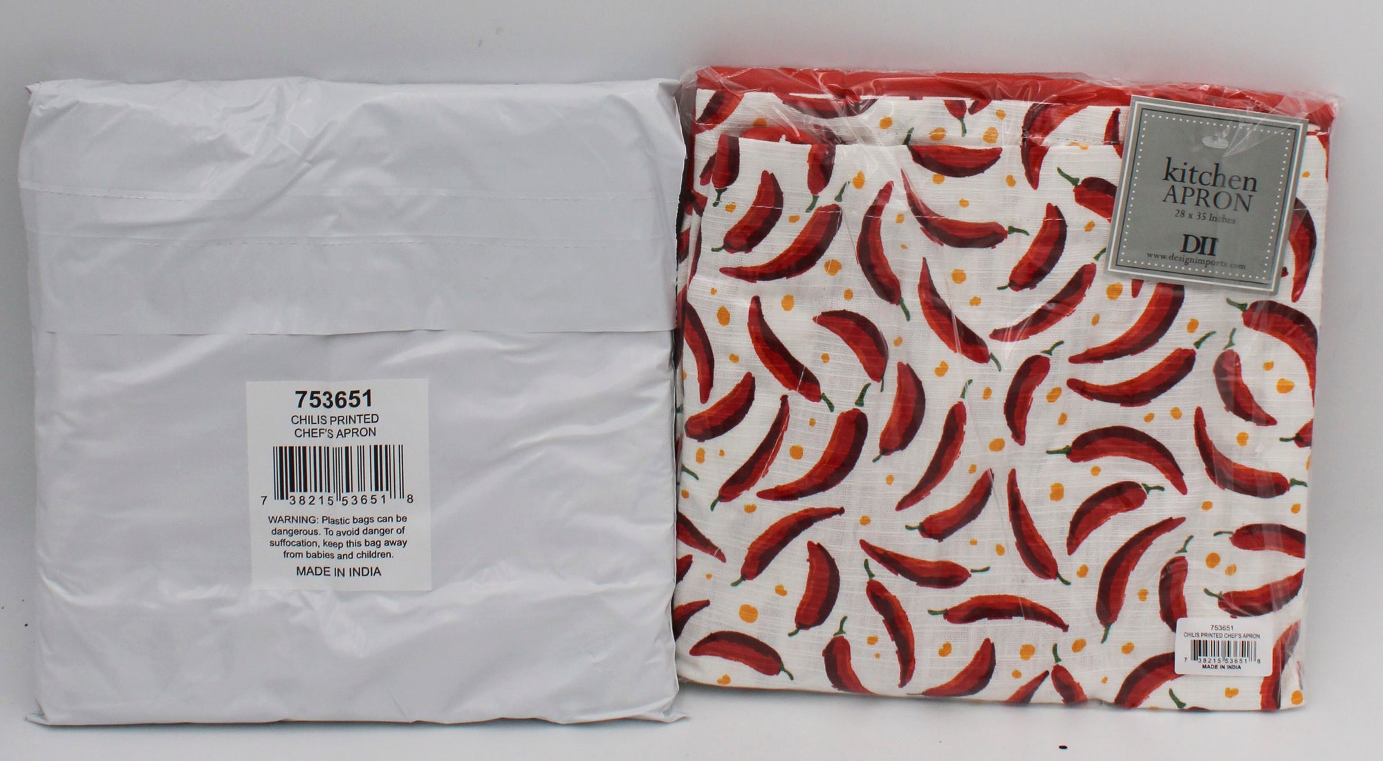 APRON - CHILIS PRINTED