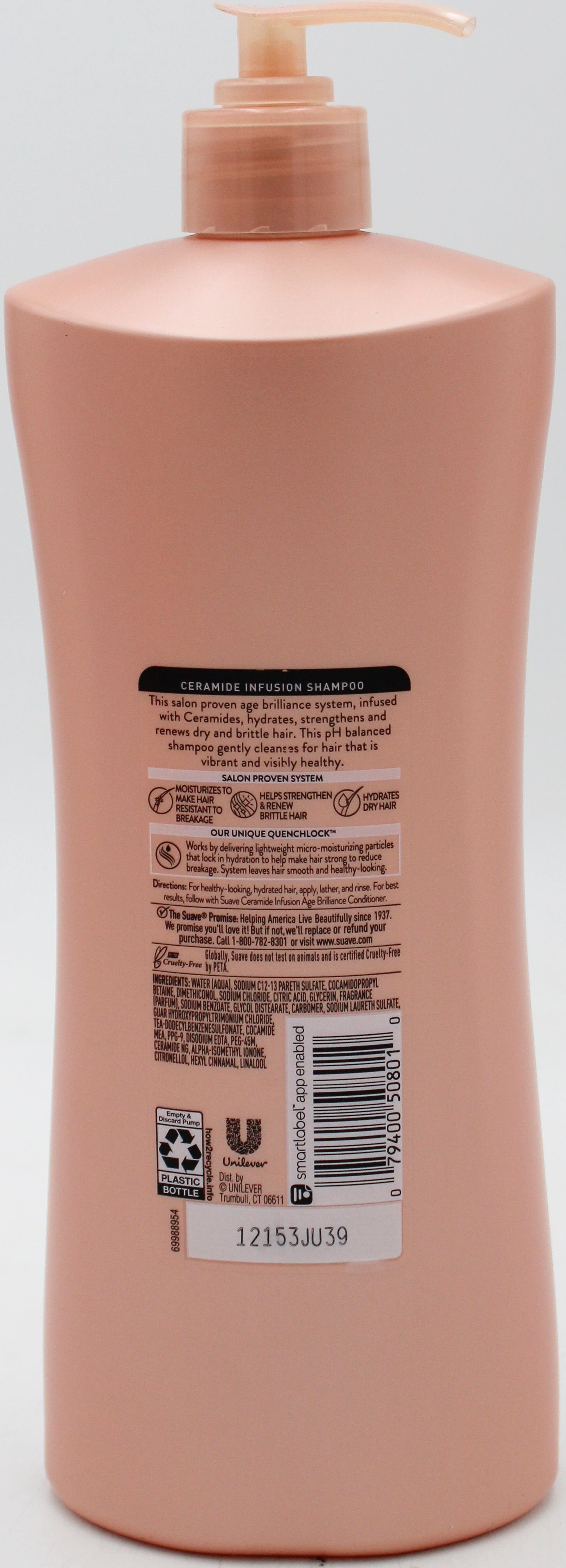 SUAVE SHAMPOO CERAMIDE INFUSION 28oz