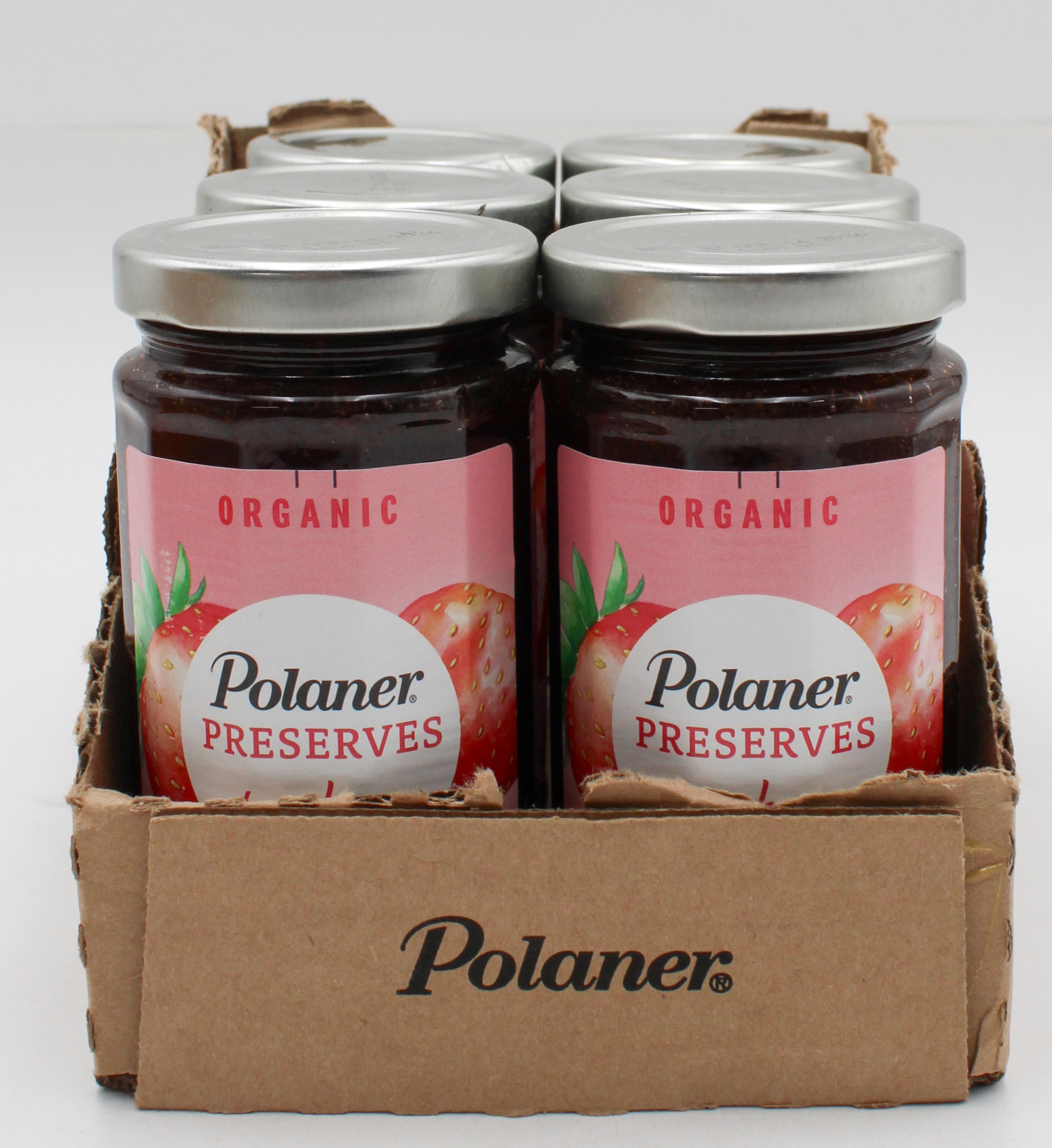 POLANER ORGANIC STRAWBERRY PRESERVES 10.3 Oz BB 10/14/26