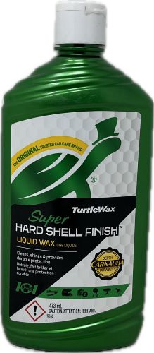 SP TURTLE WAX SUPER HARD SHELL FINISH LIQUID WAX 473ML /16oz