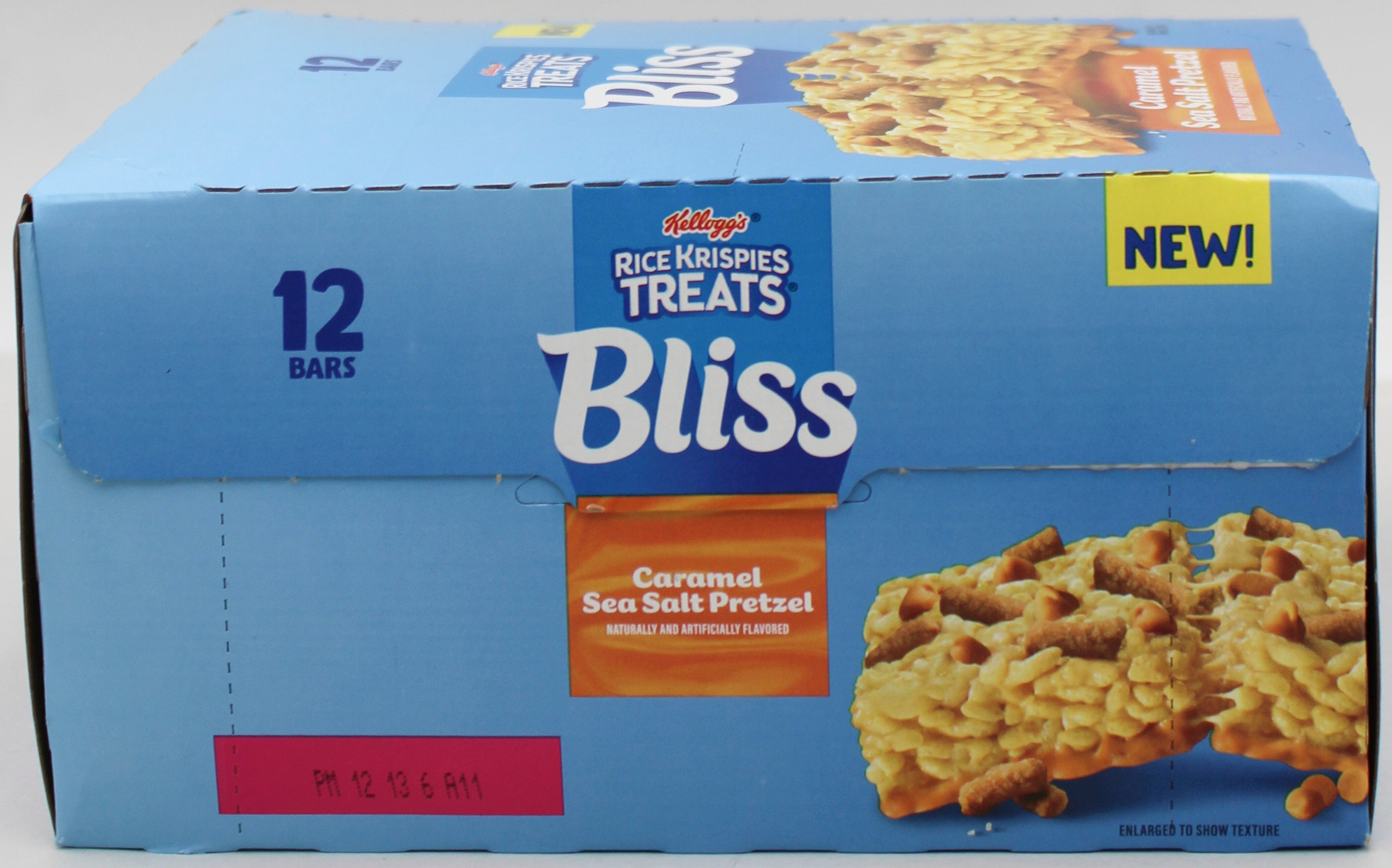 RICE KRISPIES TREATS CARAMEL PRETZEL BARS 12CT 18.2 Oz BB 12/13/26 NI
