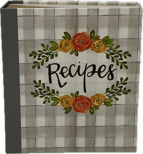 FLORAL RECIPE BINDER