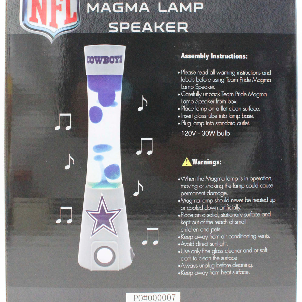 NFL DALLAS COWBOYS LAVA LAMP SPEAKER
