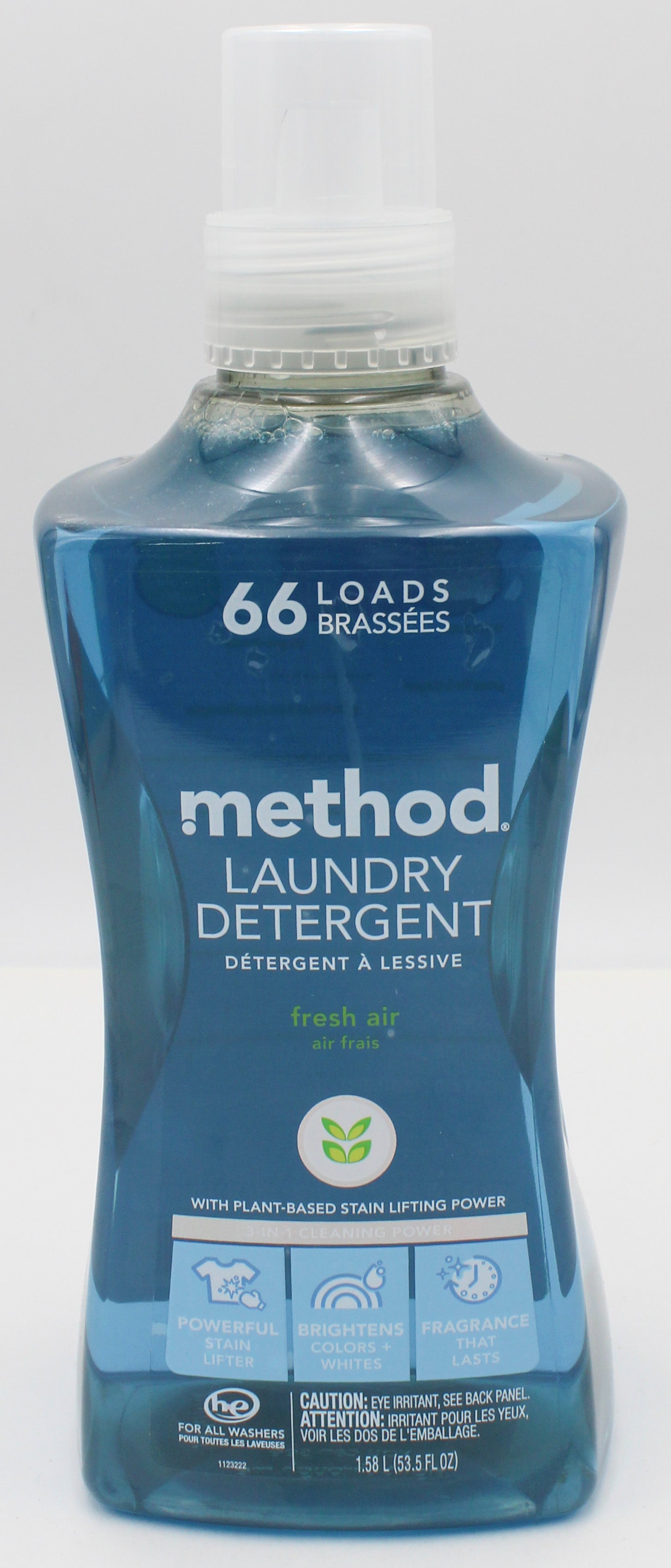 SP METHOD LAUNDRY DETERGENT 66 LOADS 53.5oz FRESH AIR