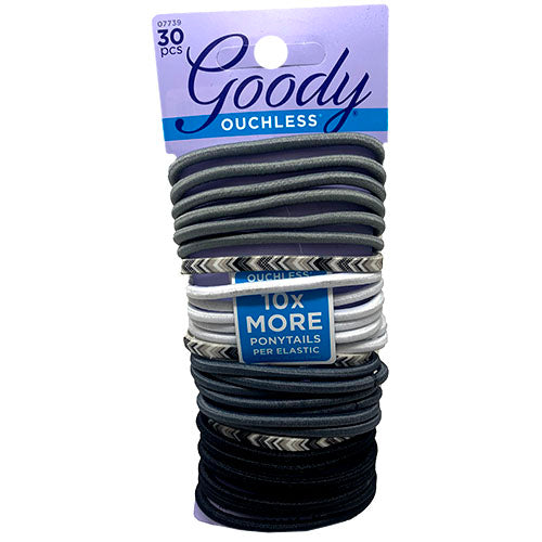 Goody Ouchless Hair Elastics 30ct Wholesale Pack