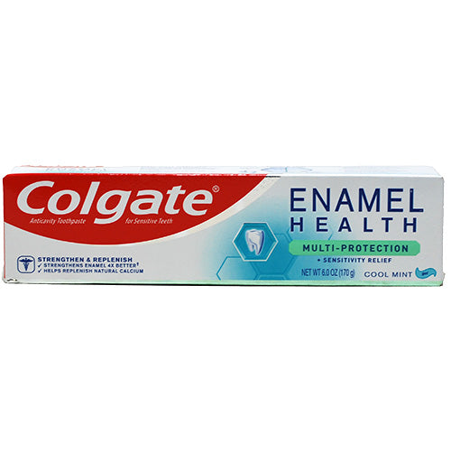 COLGATE T/PASTE 6oz(10/22)ENAMEL HEALTH COOL MINT NI
