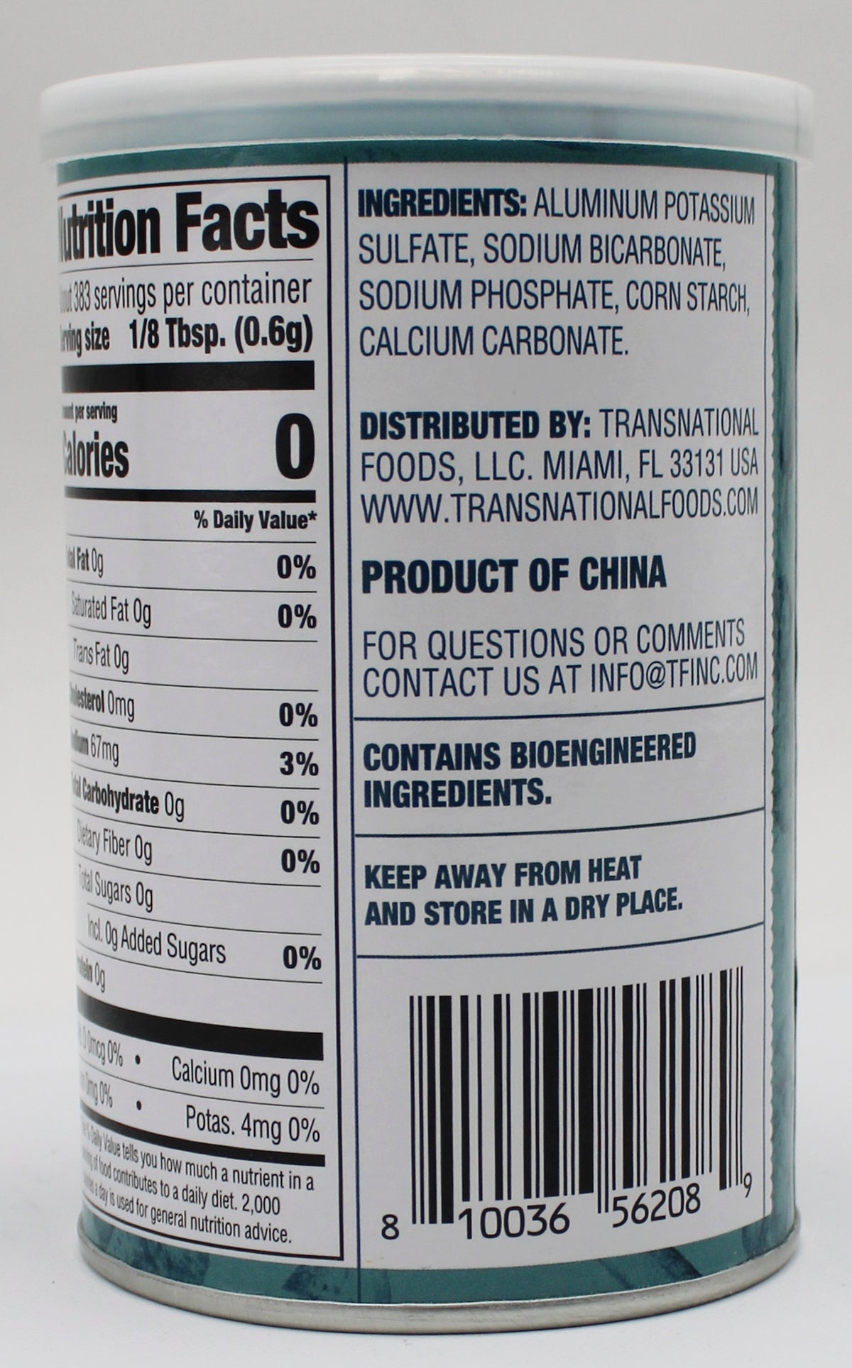 DOUBLE ACTING BAKING POWDER 8.1 OZ BB 12/27/28