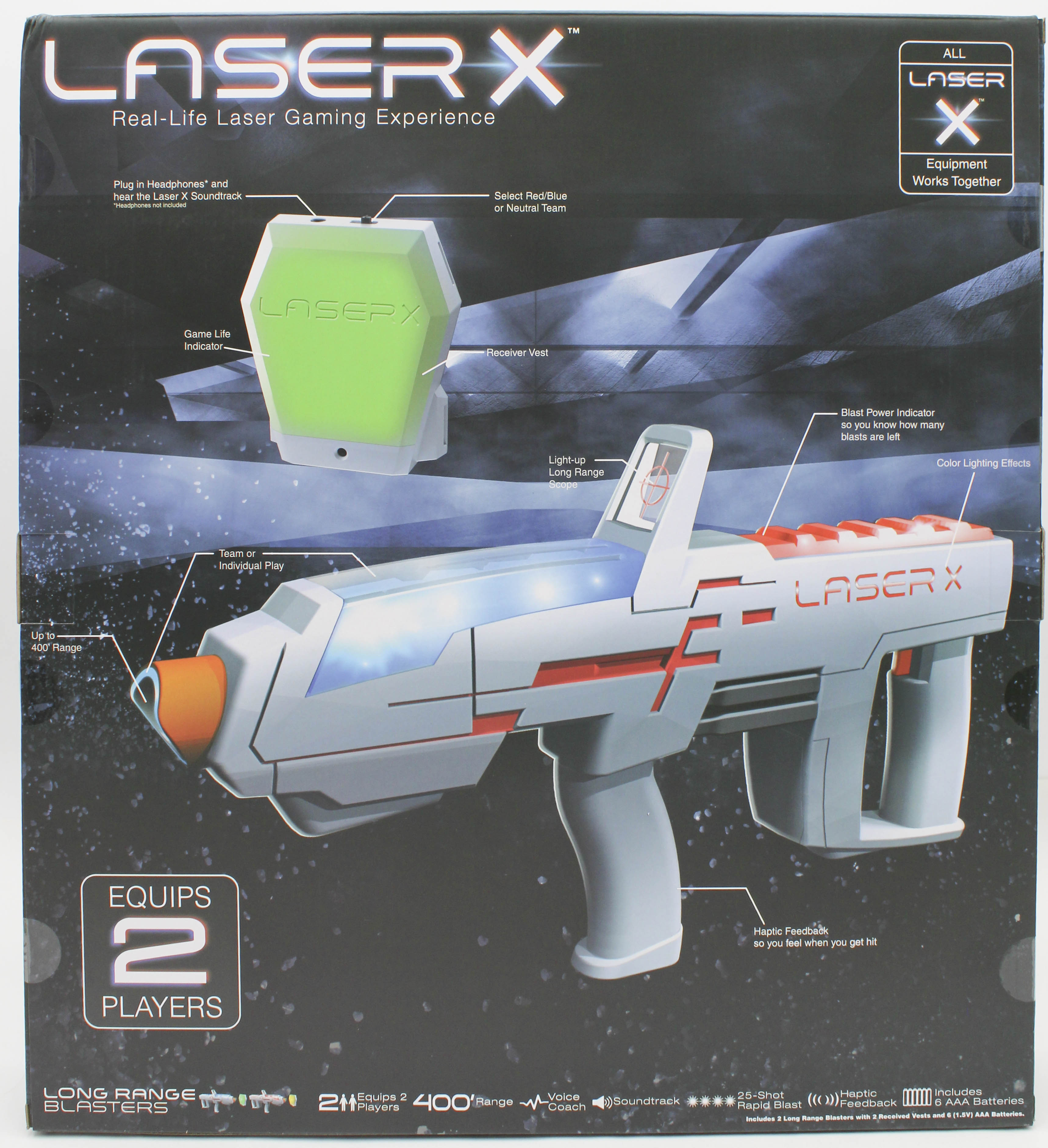LONG RAGE 2 PACK LASER -X