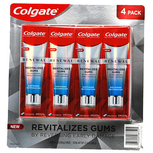 COLGATE T-PASTE 3.2oz/4PK(1/23)MINT-NI