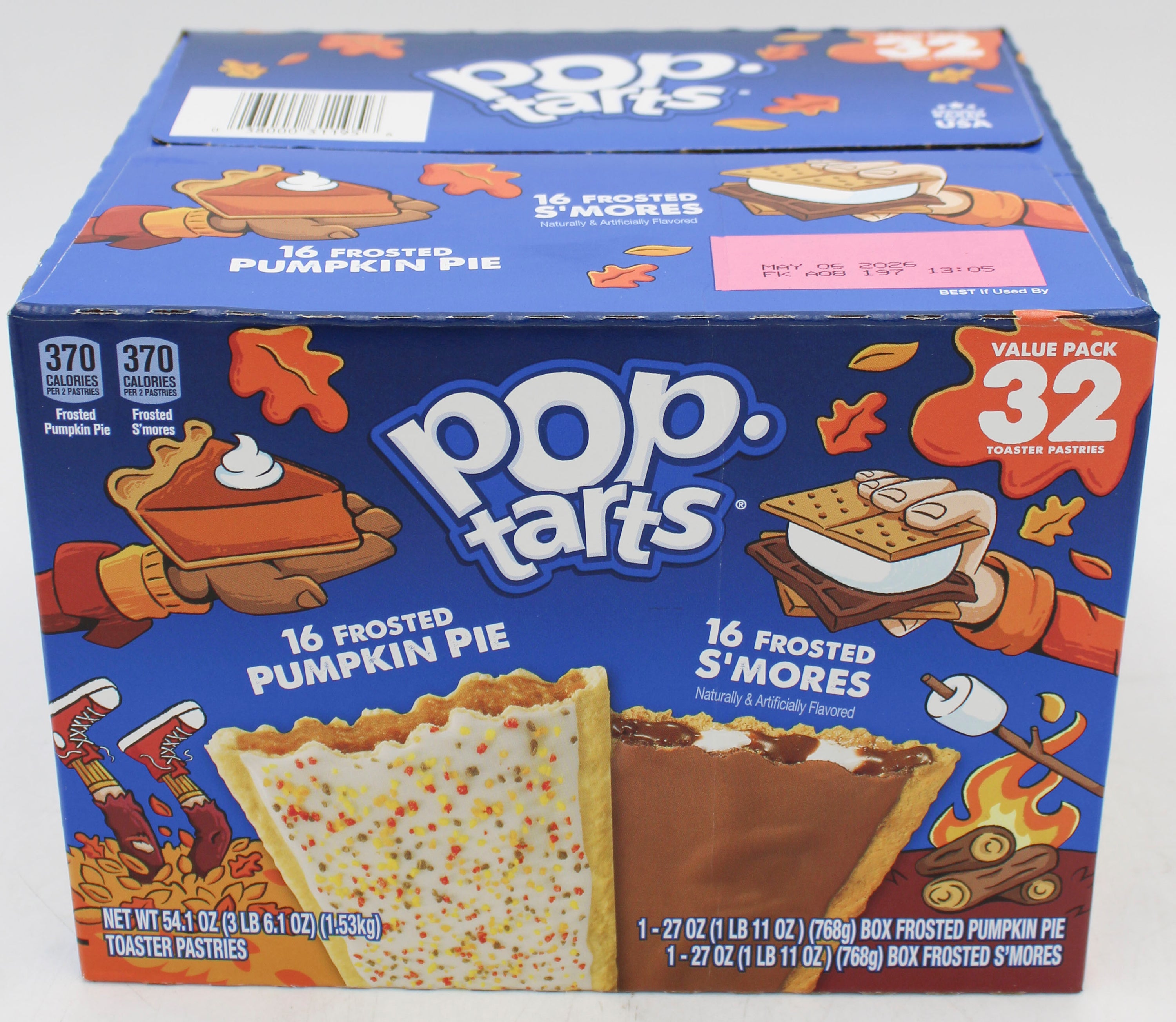 KELLOGG'S POP-TARTS 2 FLAVORS 54.1 Oz BB 5/6/26