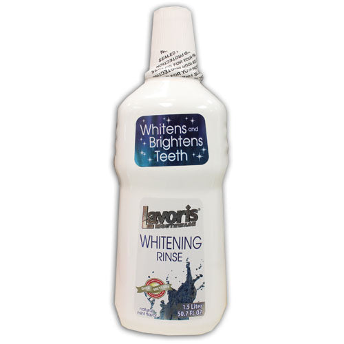 Lavoris Whitening Mouthwash 50.7oz Bulk Bottle
